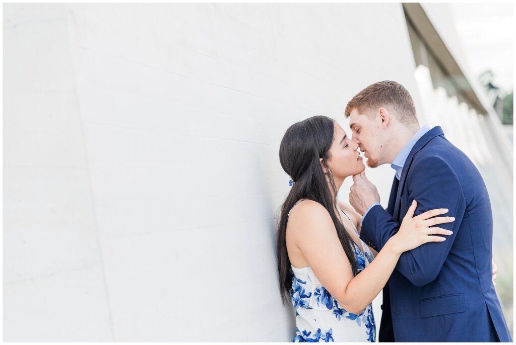 Engagement session at the REACH Gardens at Kennedy Center in Washington DC