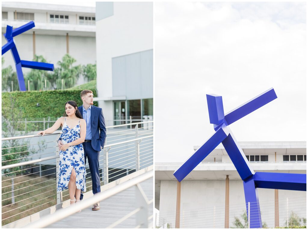 Engagement photos along the Potomac River near Kennedy Center in Washington DC