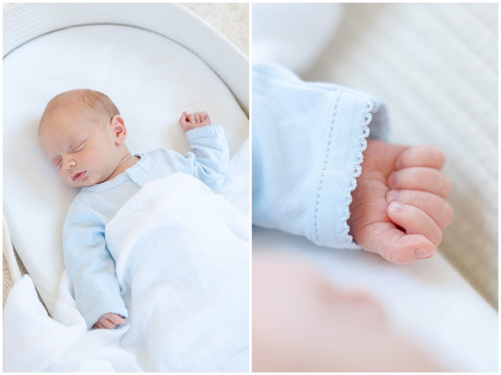 natural light newborn photo in Montgomery County