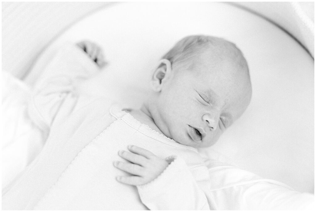 natural light newborn photo in Montgomery County