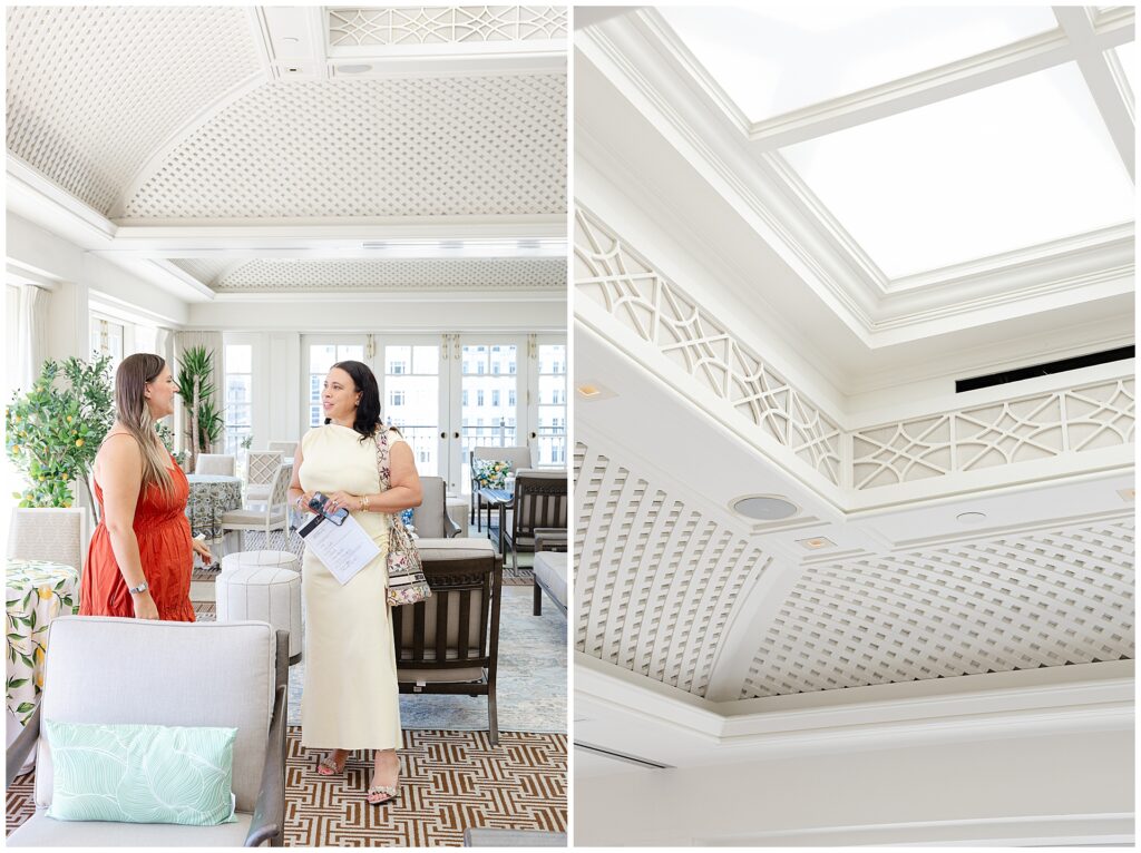 Open-air rooftop space at the Hay-Adams wedding venue in Washington DC, highlighted in this wedding venue guide